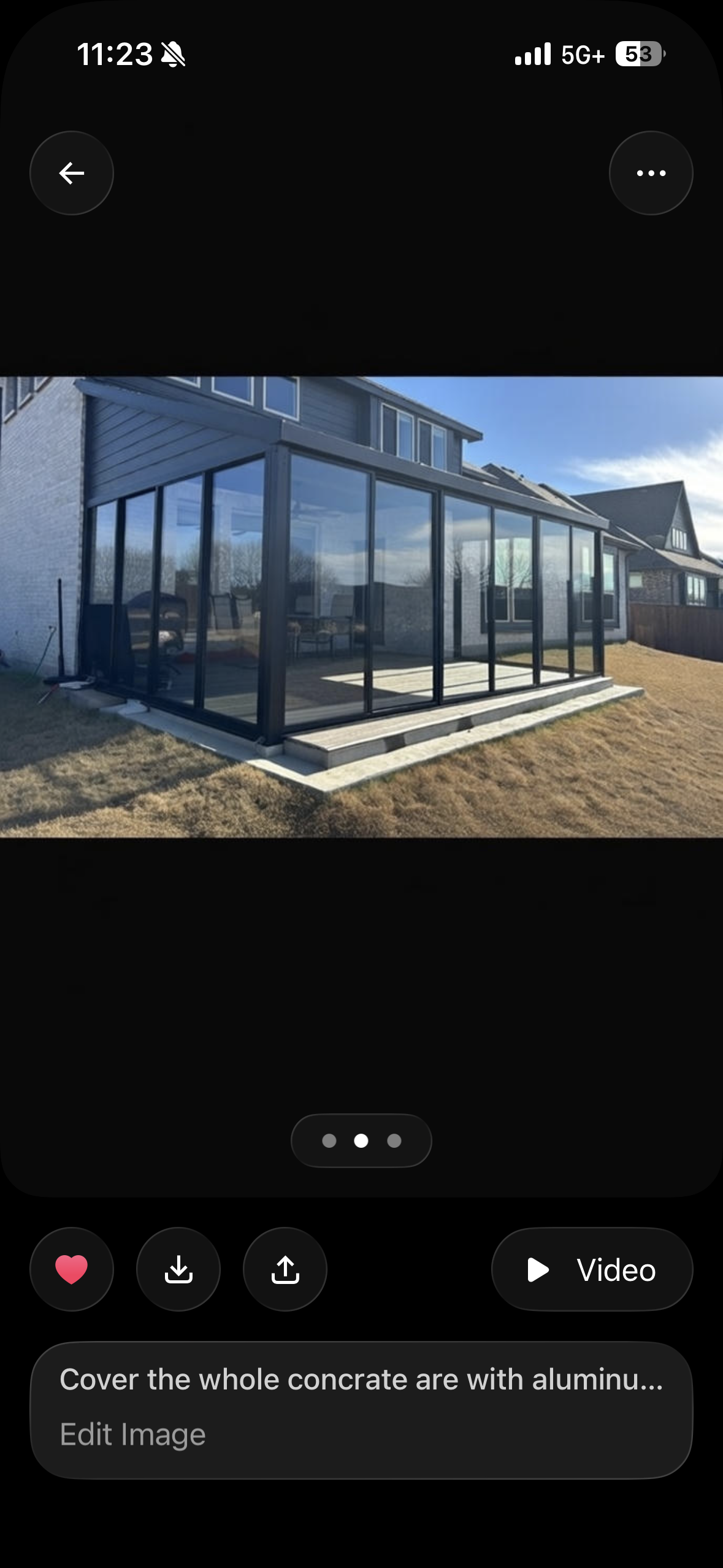 Alumega full aluminum sunroom exterior view - Texas